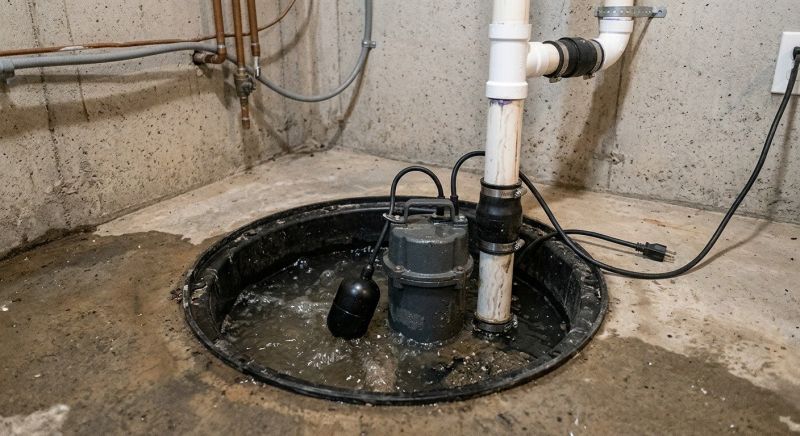 Sump Pump Relocation in Providence, RI