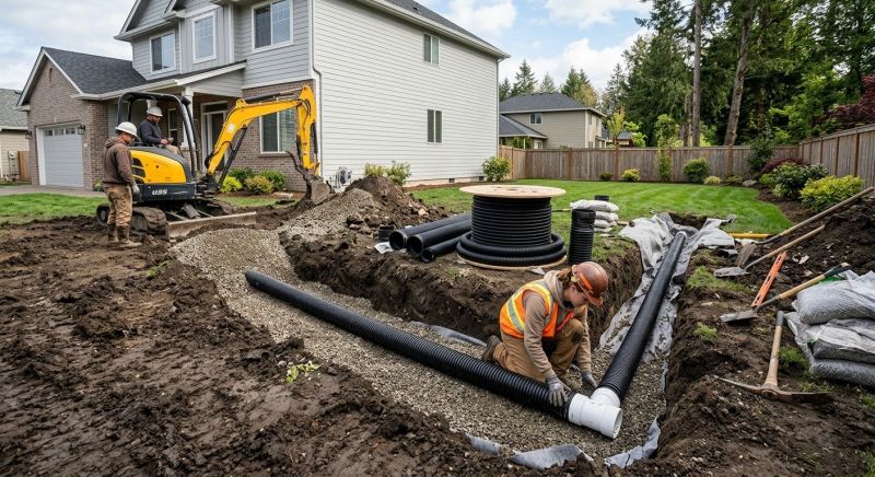 Channel Drain Installation in Tuscaloosa, AL