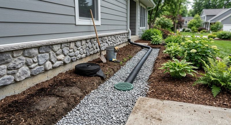 French Drain Installation in Birmingham, AL