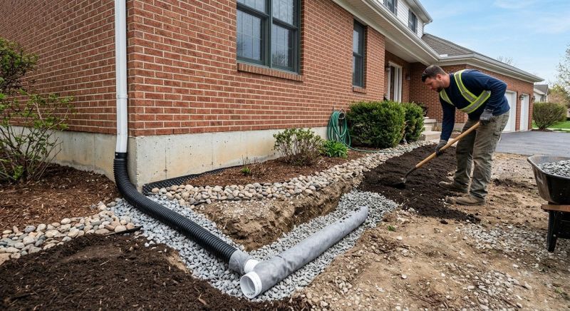 French Drain Installation in Tuscaloosa, AL