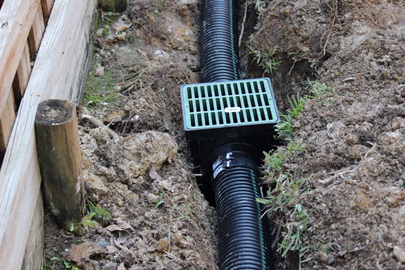 Drain Installation Close-up